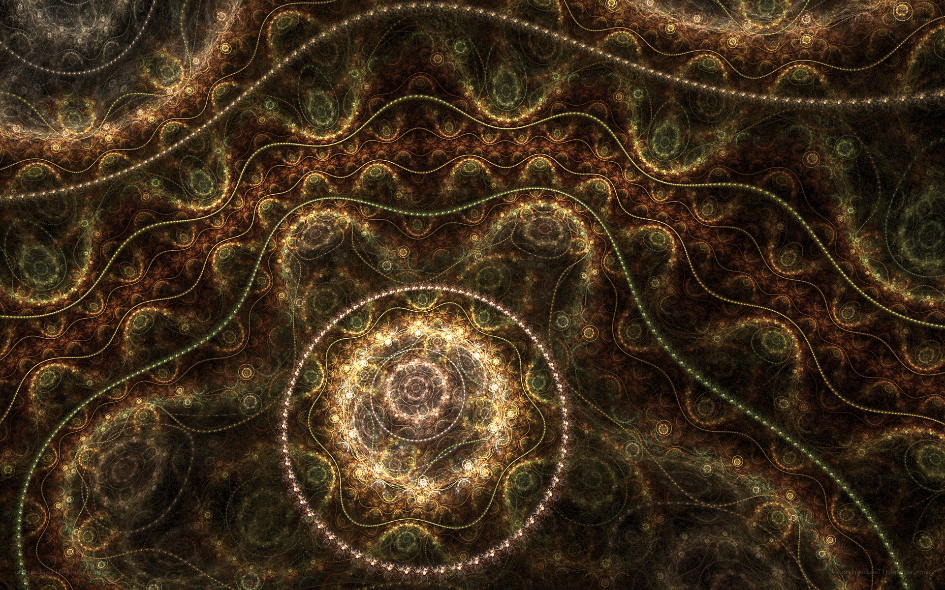 Fractal spiral pattern