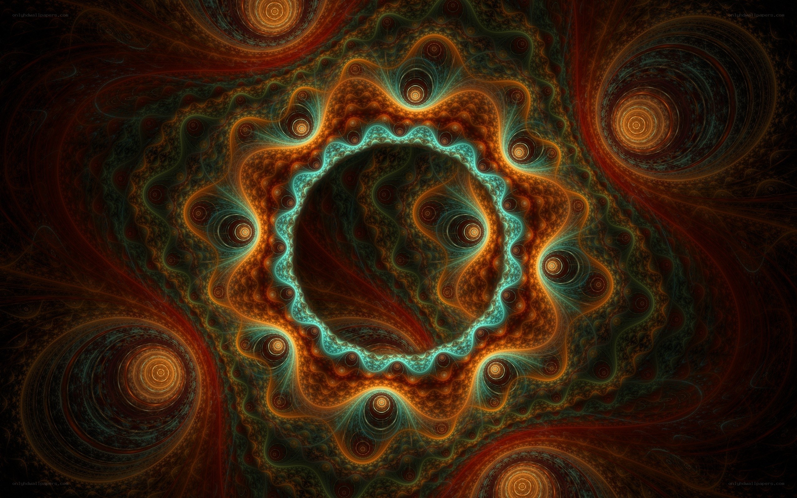 Fractal spiral pattern