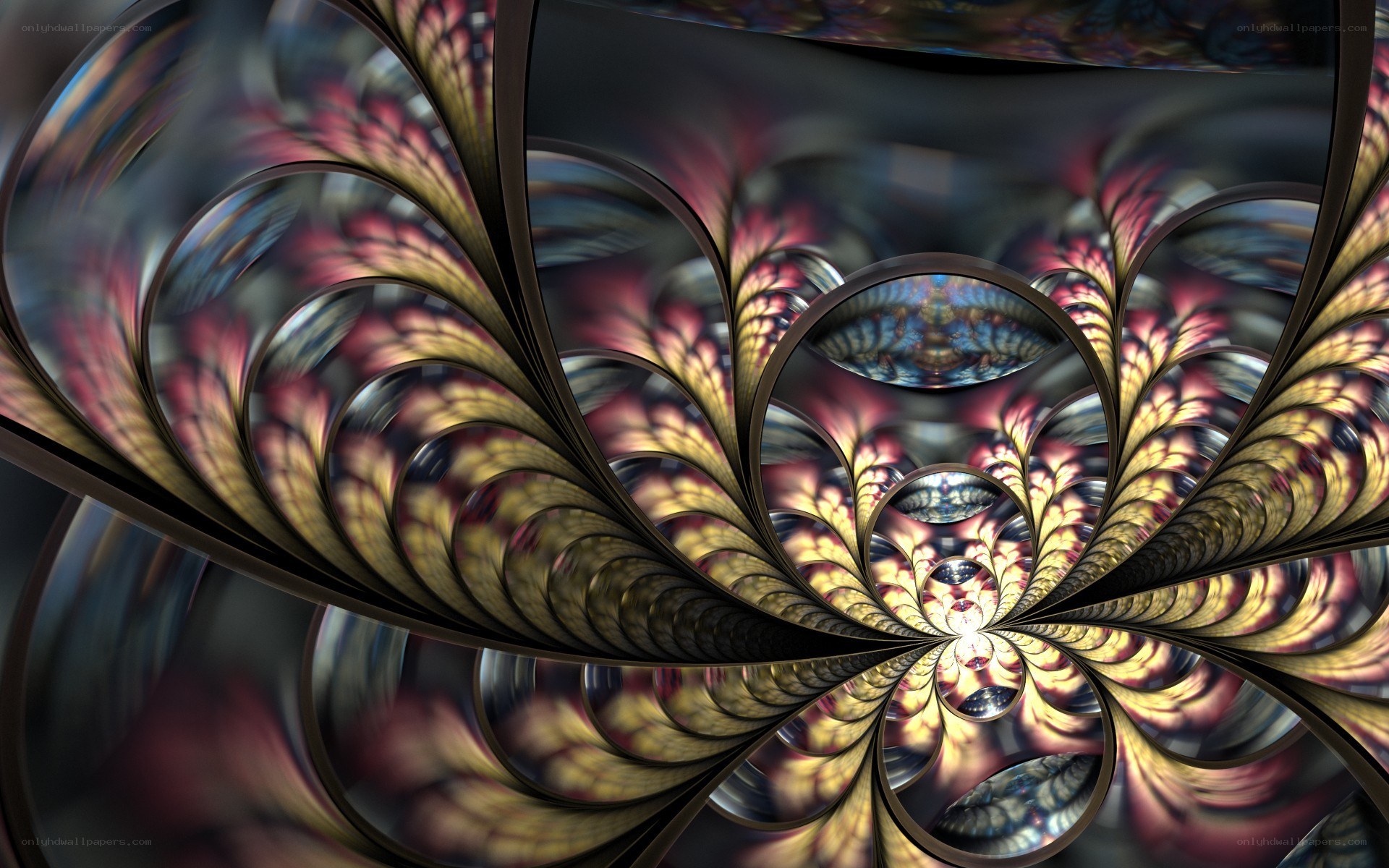 fractal spiral pattern