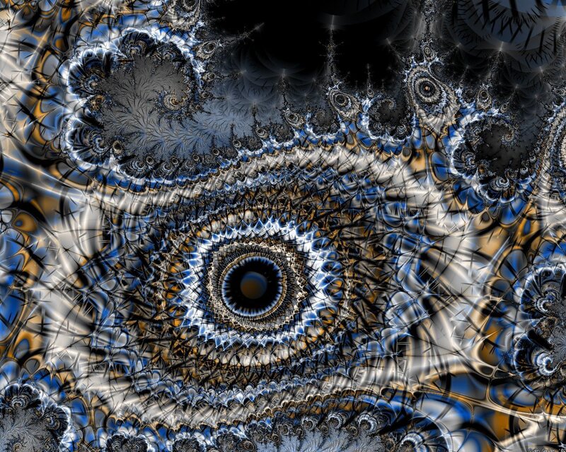 Fractal spiral pattern