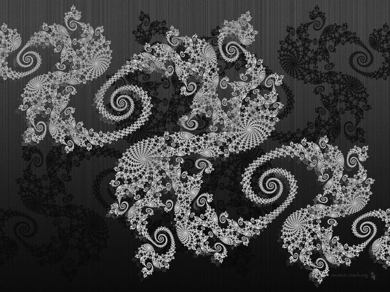Fractal spiral pattern