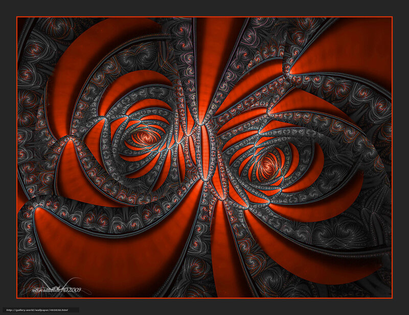 Fractal Spiral Pattern — Dramatic
