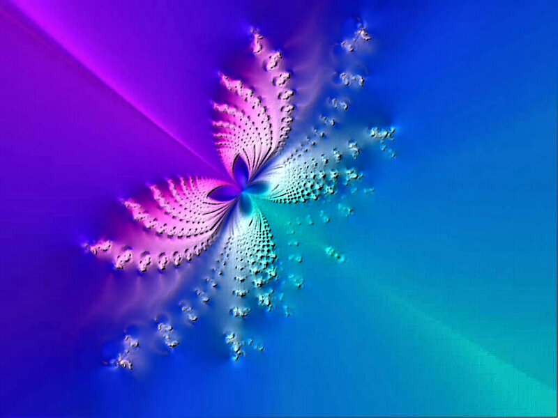 Fractal Spiral Pattern — Purple, Hypnotic, Abstract, Color Gradient
