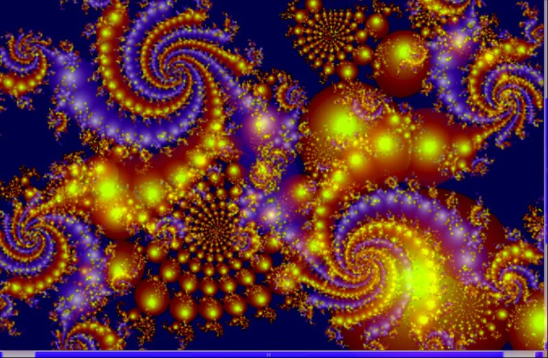 Fractal Spiral Pattern — Purple, Hypnotic, Abstract, Spirals, Circles