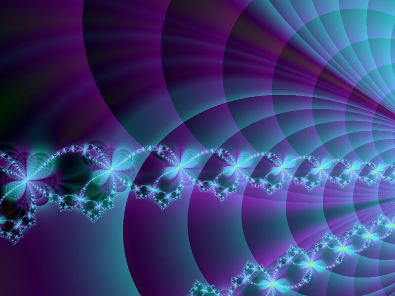 Fractal Spiral Pattern — Purple, Hypnotic, Abstract, Spirals, Light Effects