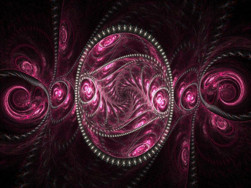 Fractal Spiral Pattern — Purple, Hypnotic, Abstract, Spirals