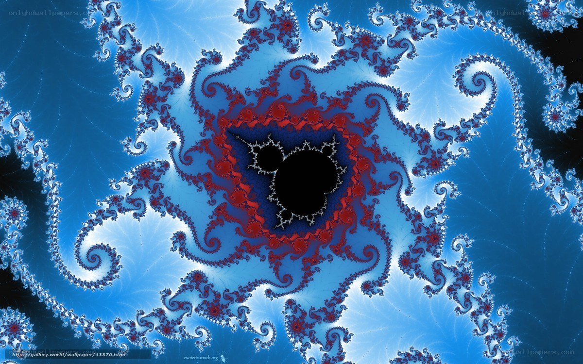 Fractal spiral pattern