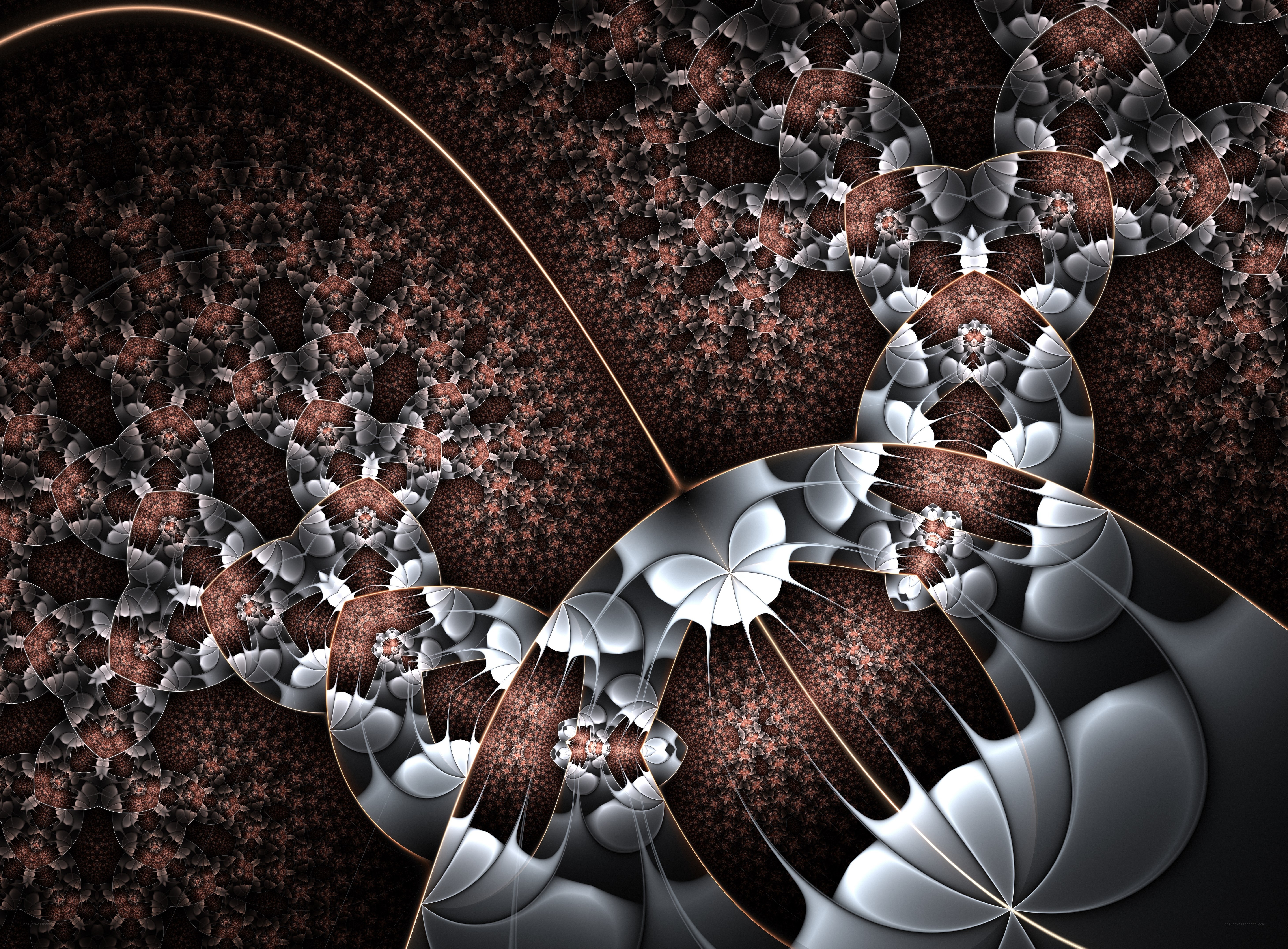 Fractal spiral patterns