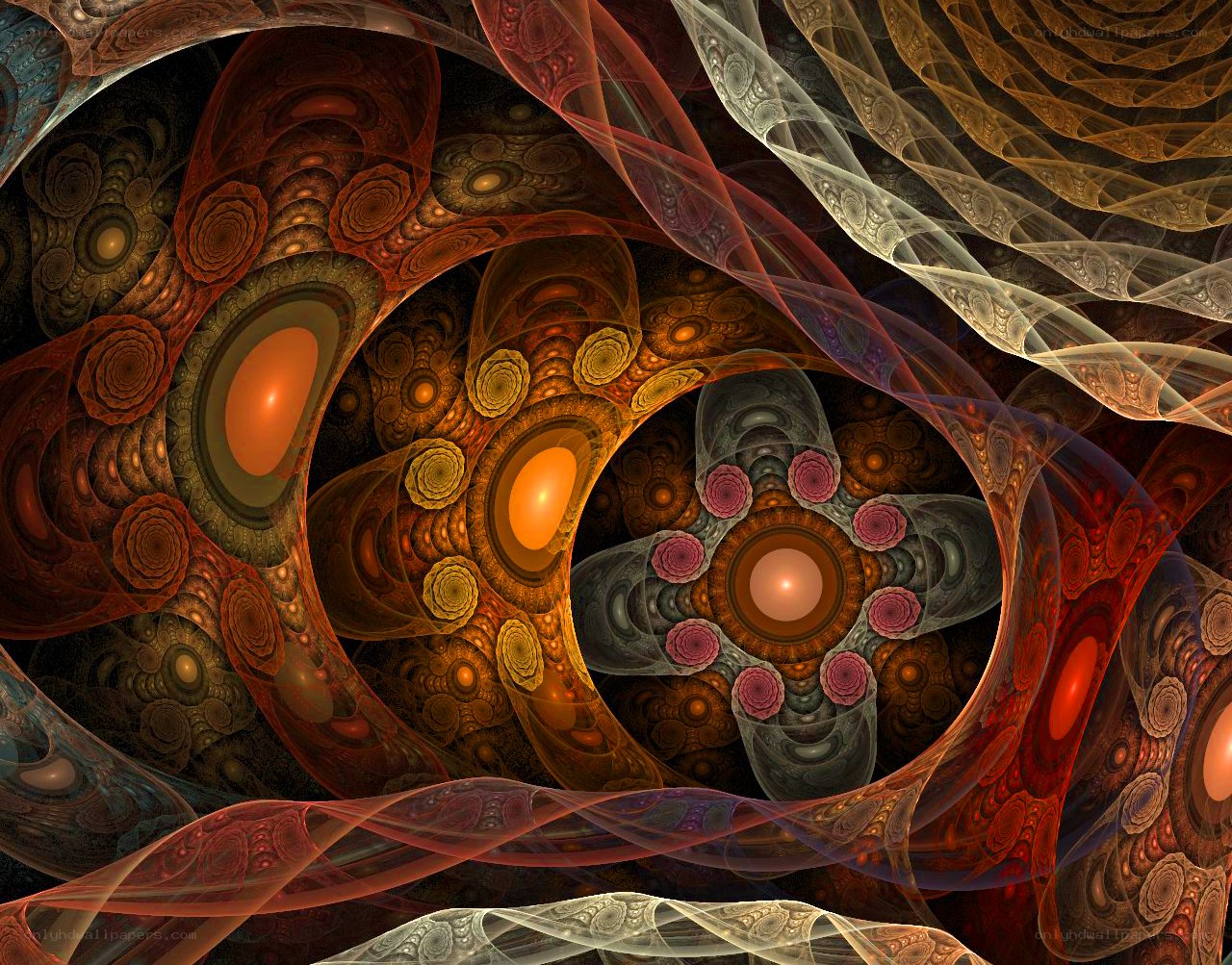 Fractal spiral patterns