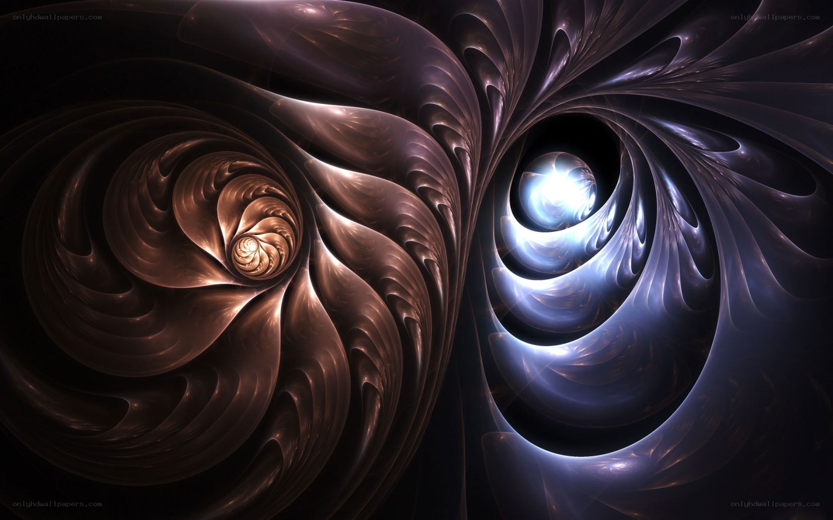 Fractal spiral patterns