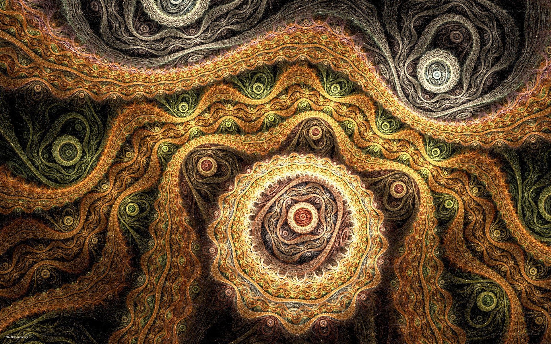 Fractal spiral patterns