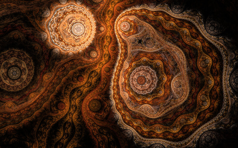 Fractal spiral patterns