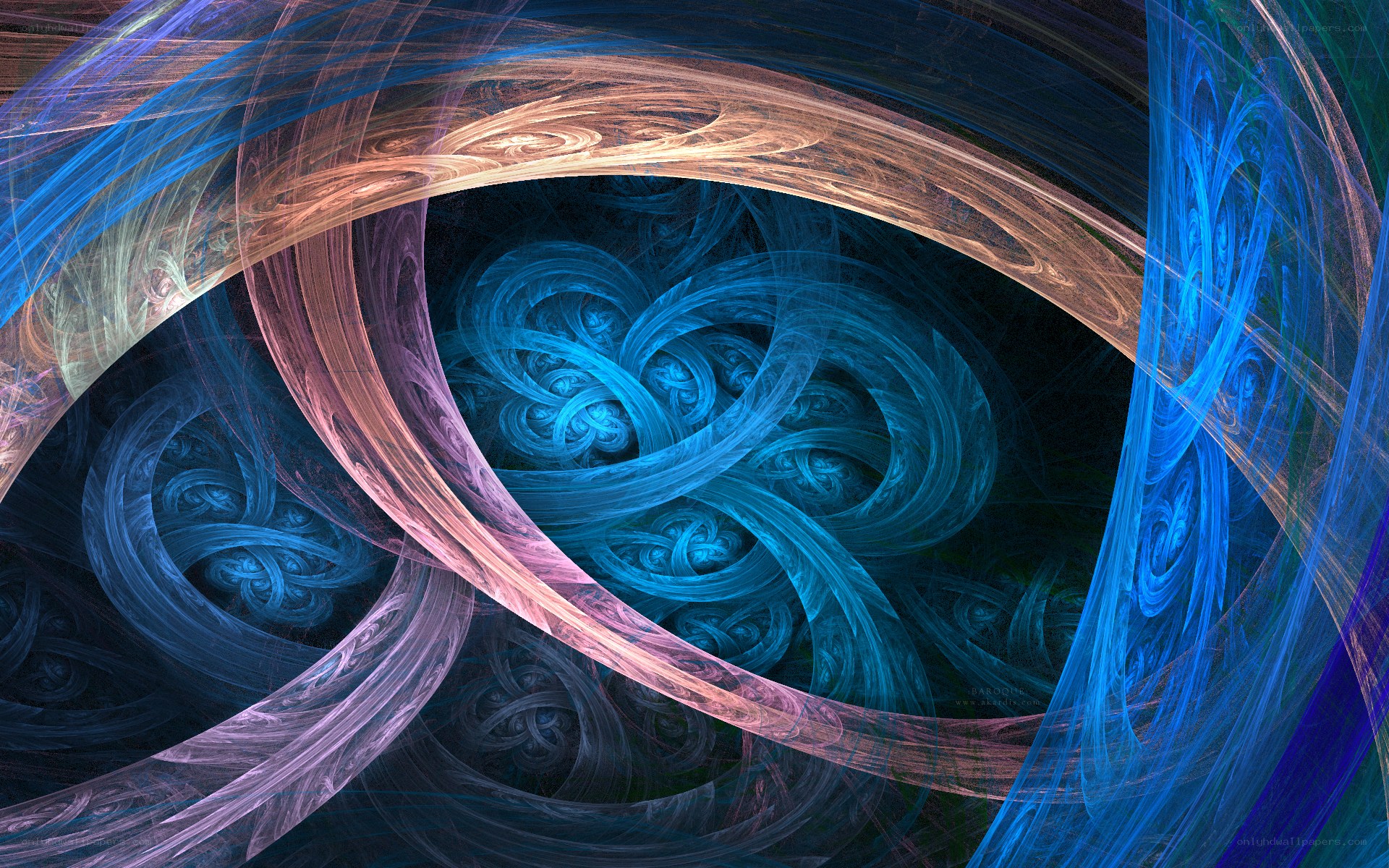 Fractal spiral patterns
