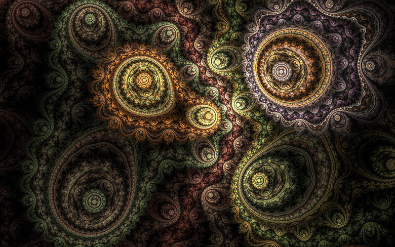 Fractal spiral patterns