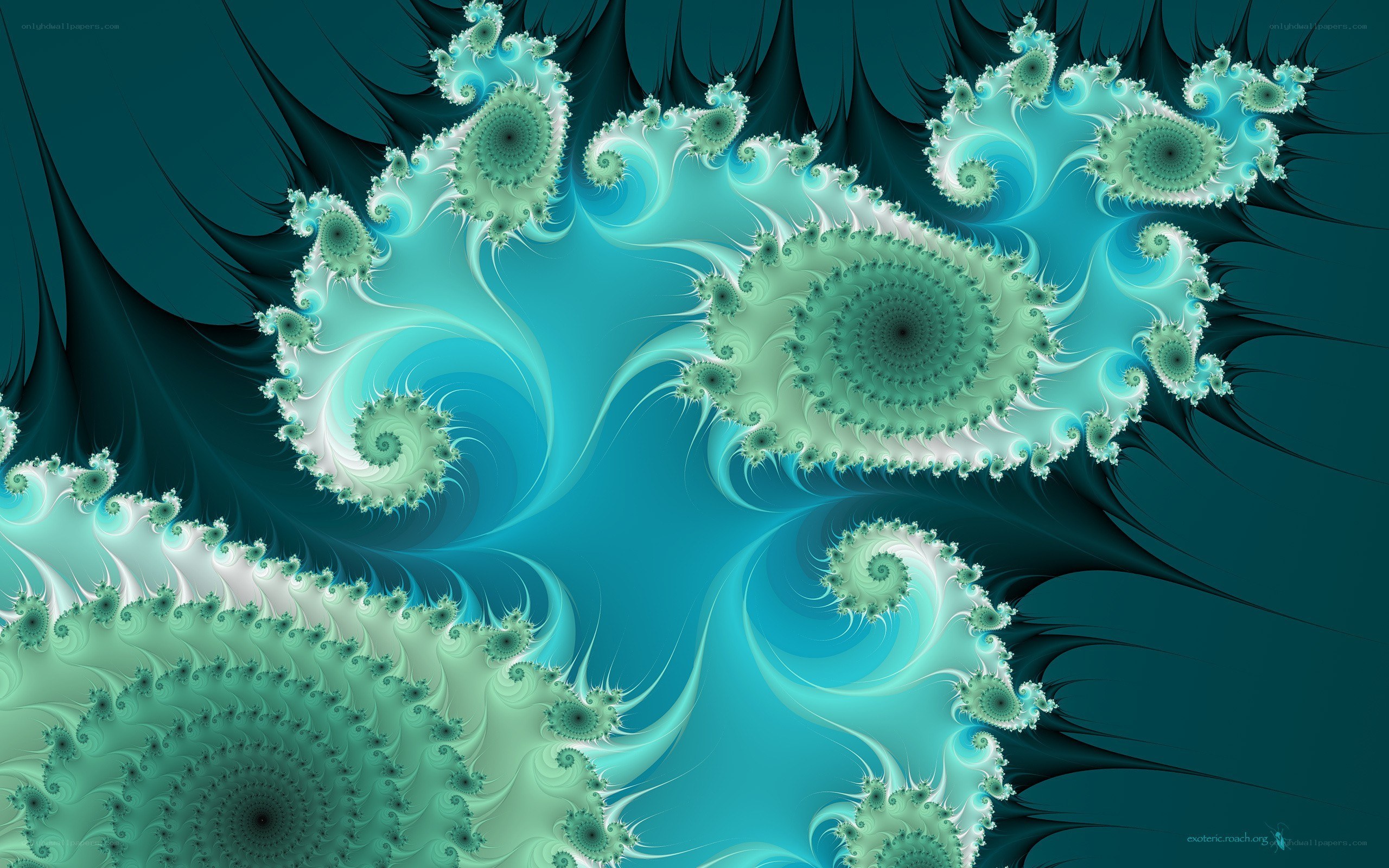 Fractal spiral patterns