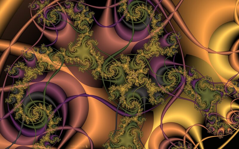 Fractal spiral patterns