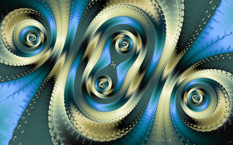 Fractal spiral patterns