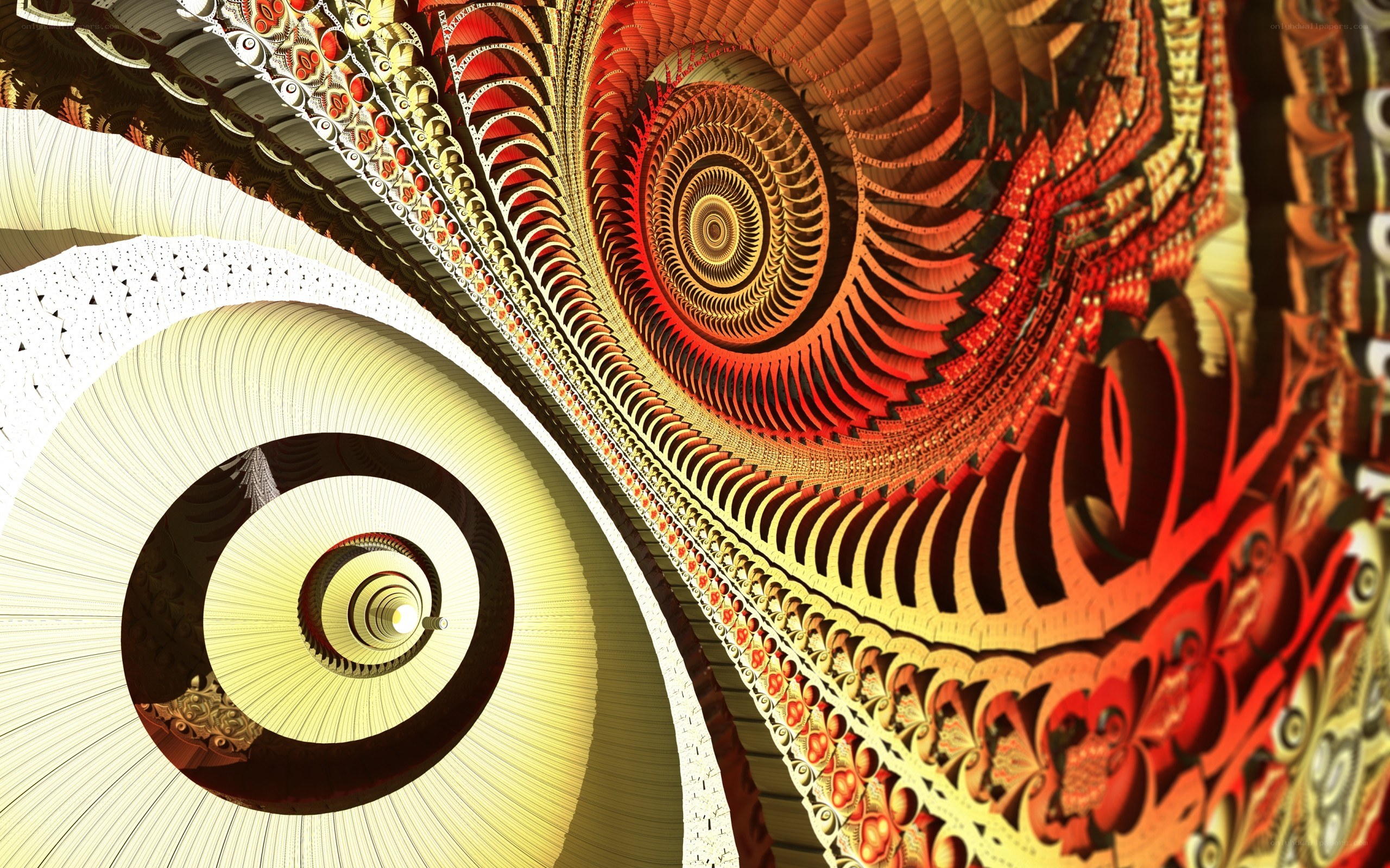 Fractal spiral patterns