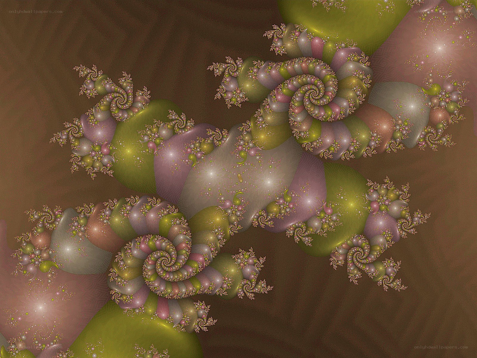 Fractal spiral patterns