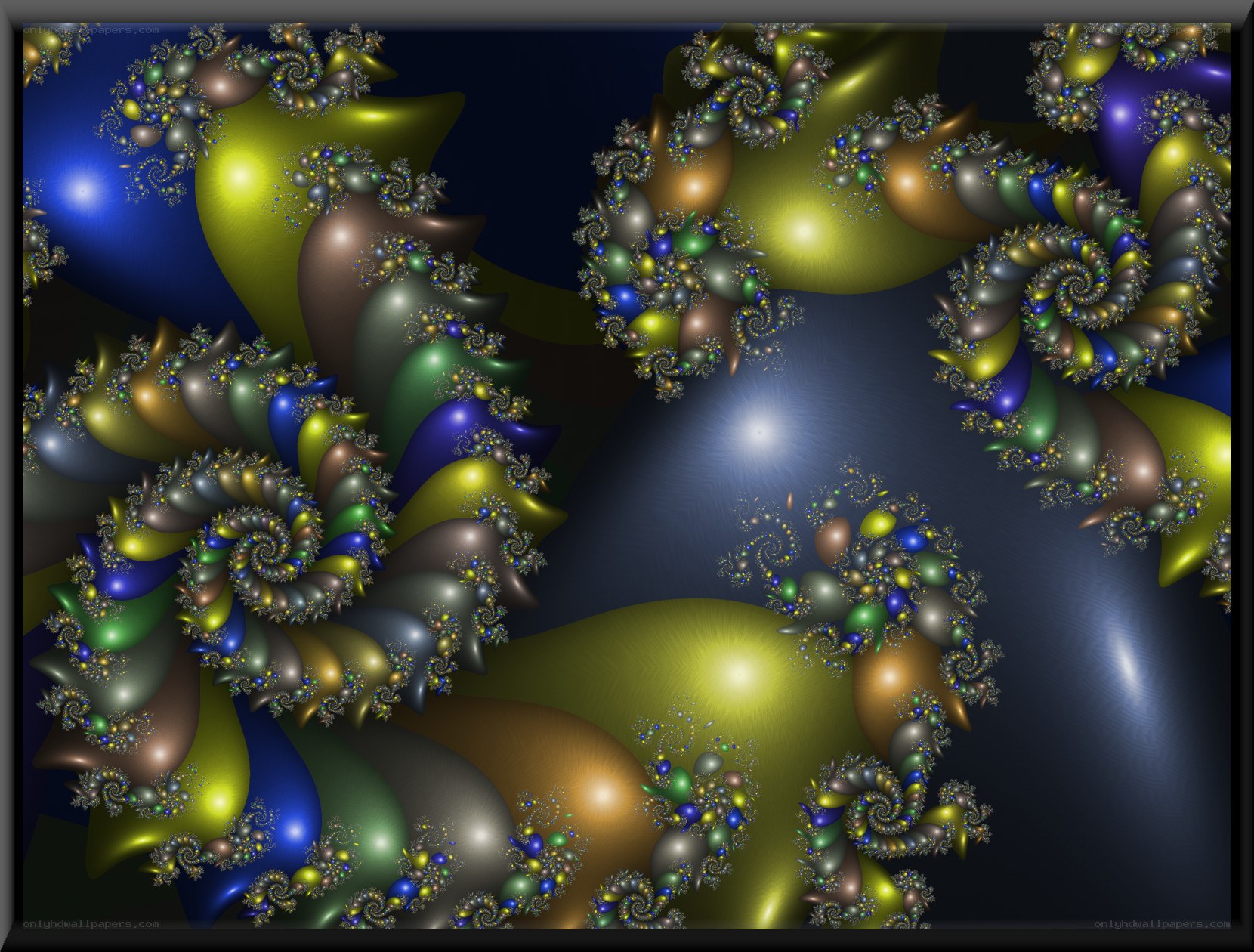 Fractal spiral patterns