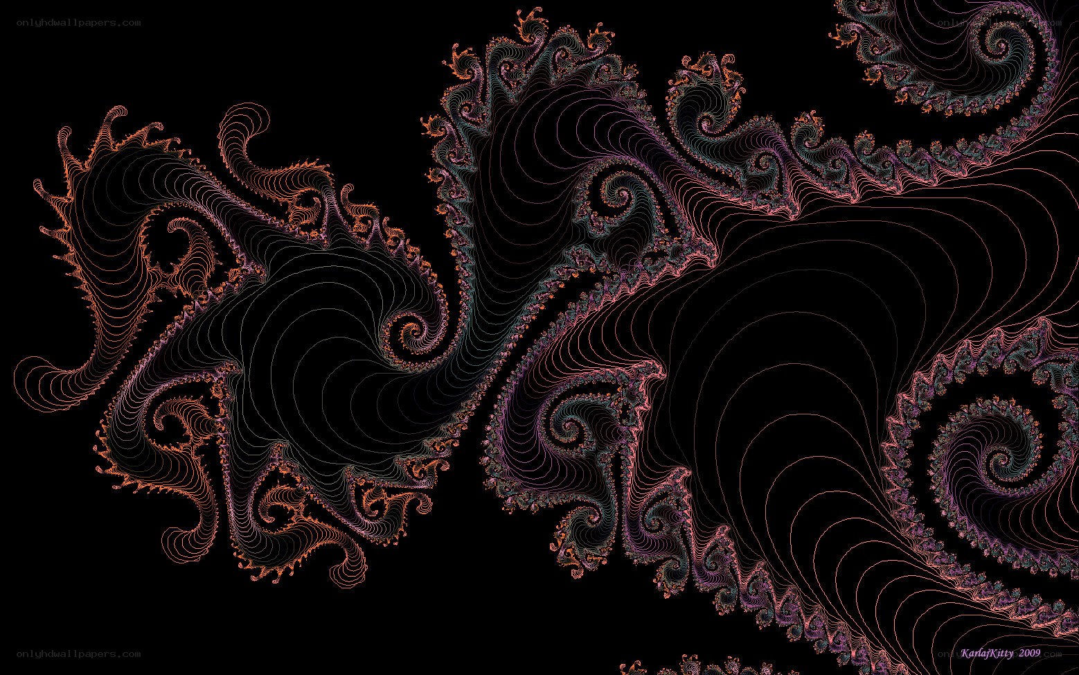 Fractal spiral patterns