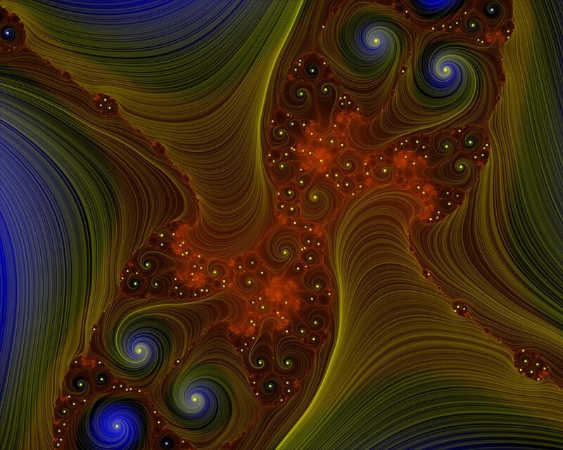 Fractal spiral patterns