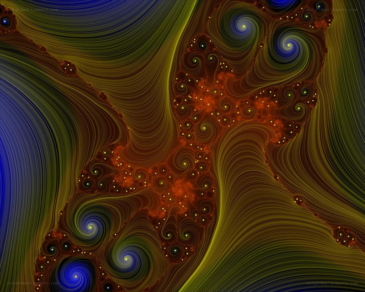 Fractal spiral patterns