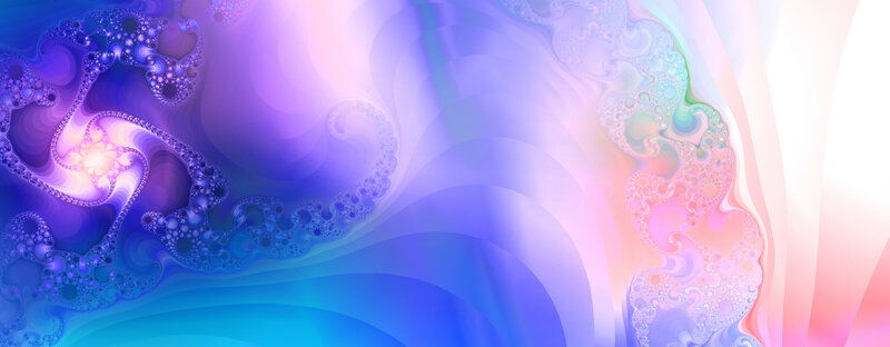 Fractal Spiral Patterns — Purple, Ethereal