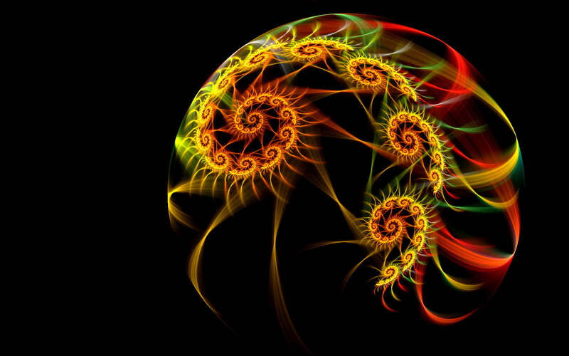 Fractal spiral sphere