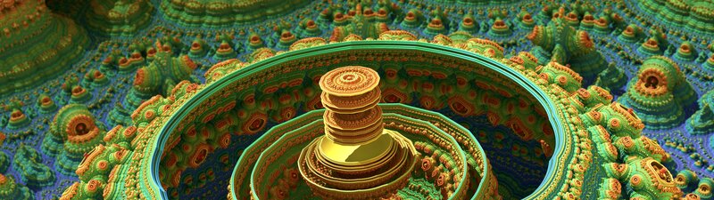 Fractal Spiral Structure — Green