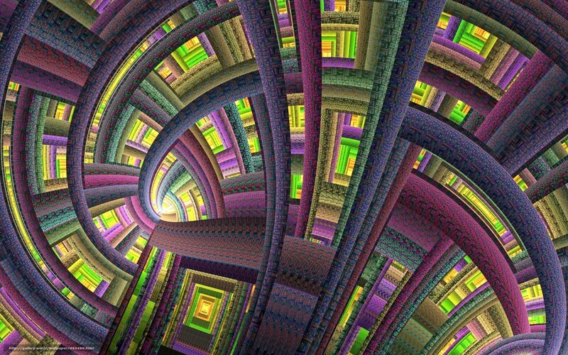 Fractal Spiral Structure — Purple