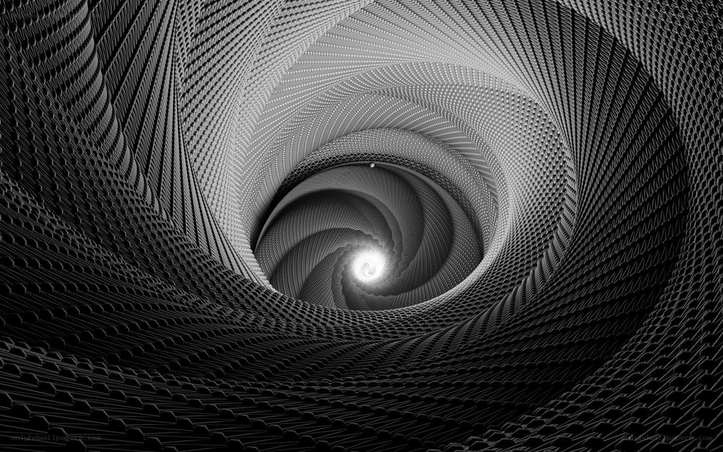fractal spiral tunnel