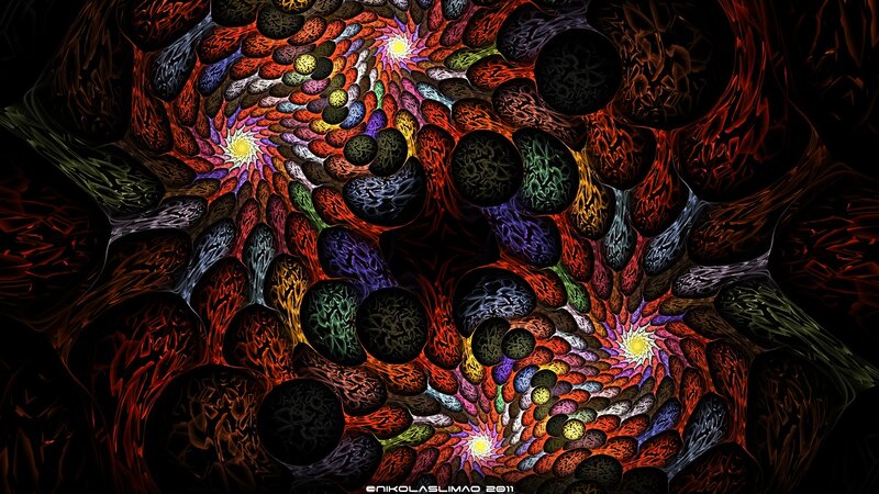 Fractal spiral tunnel