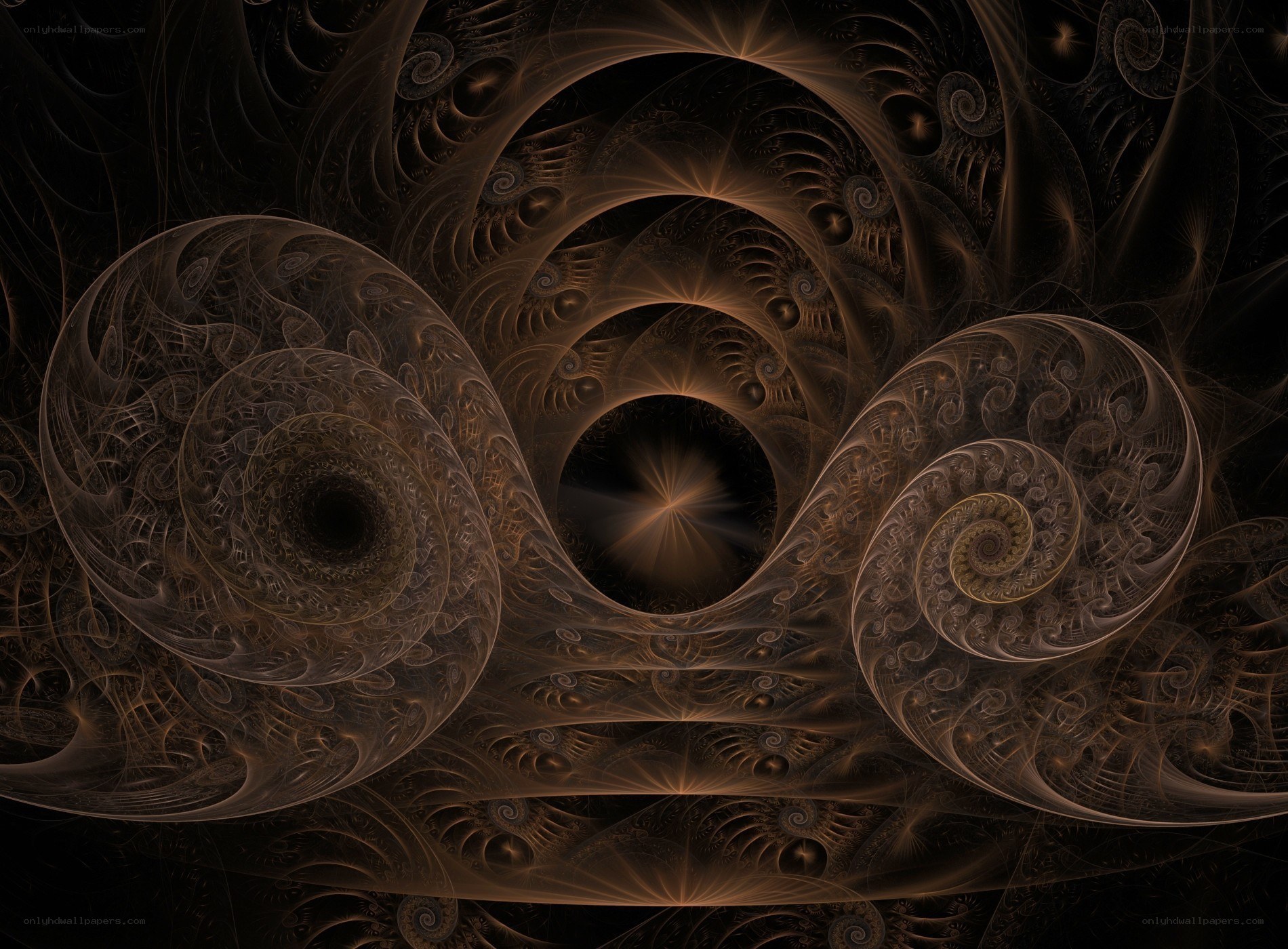 fractal spiral tunnel