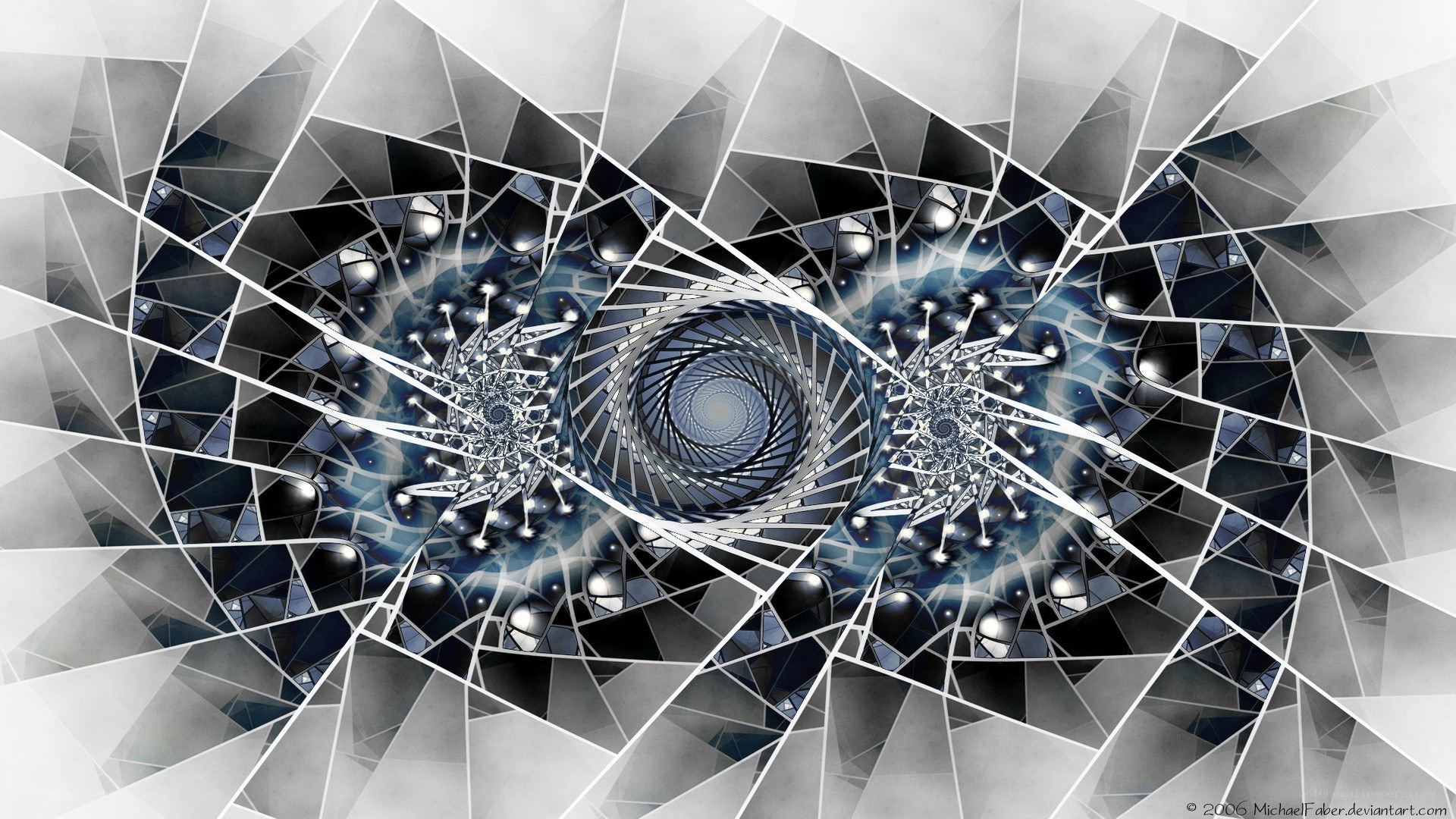 Fractal spiral tunnel