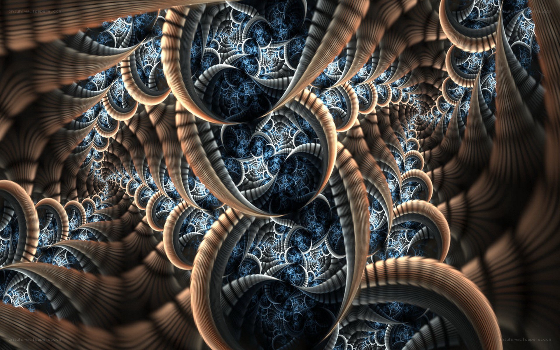 Fractal spiral tunnel