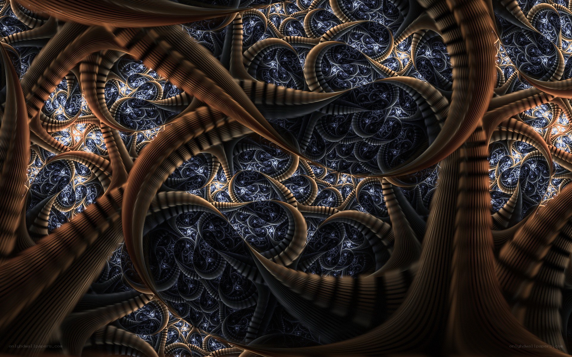 Fractal spiral tunnel