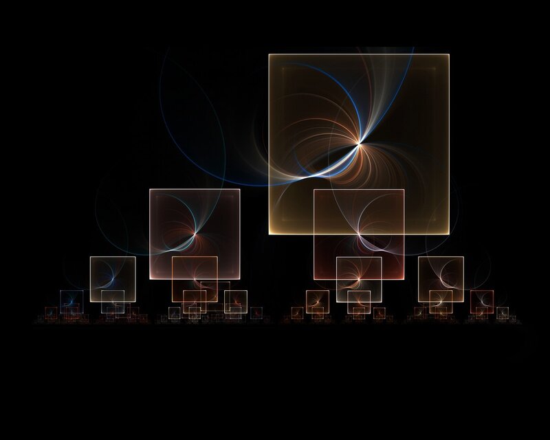 Fractal square patterns