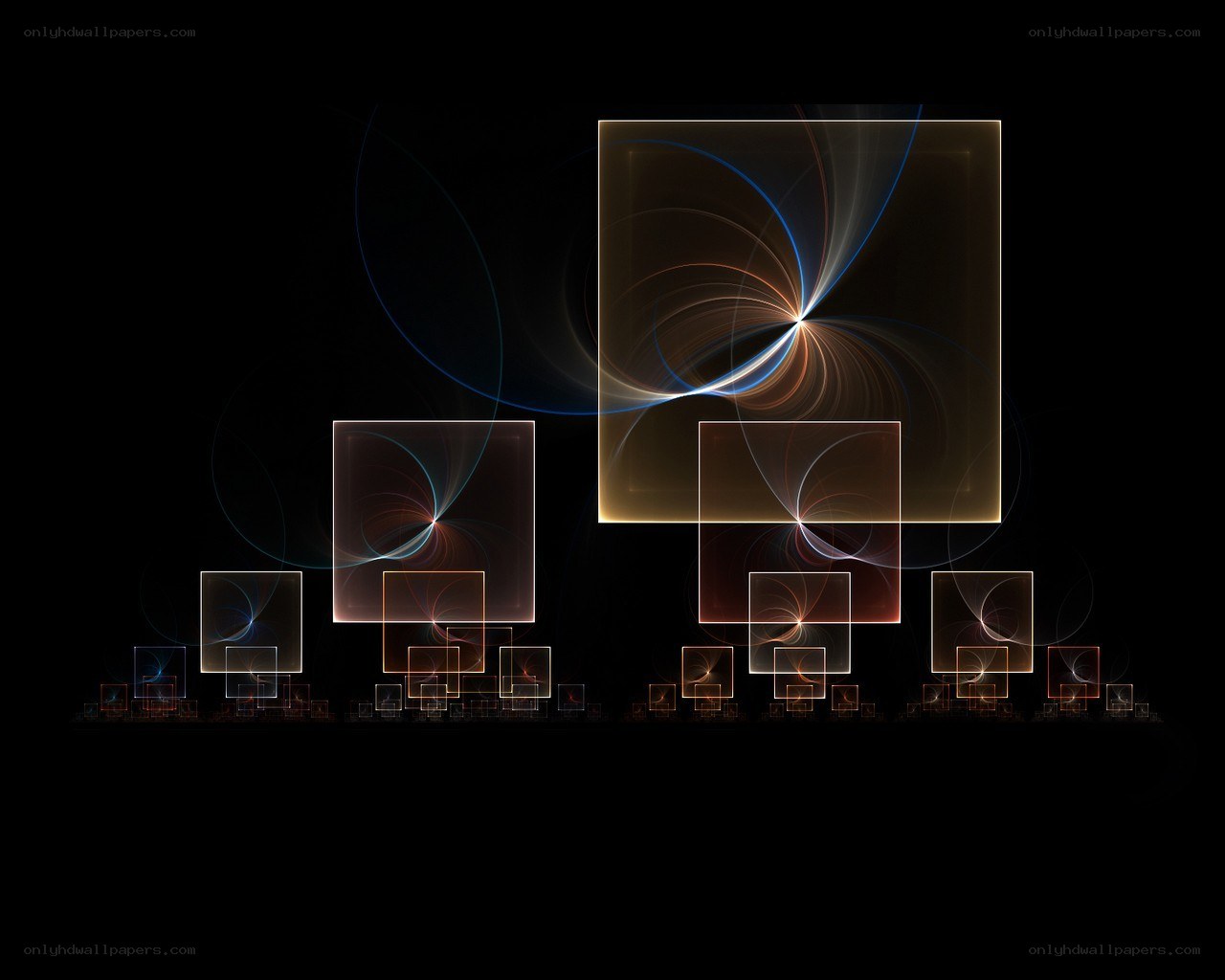 Fractal square patterns