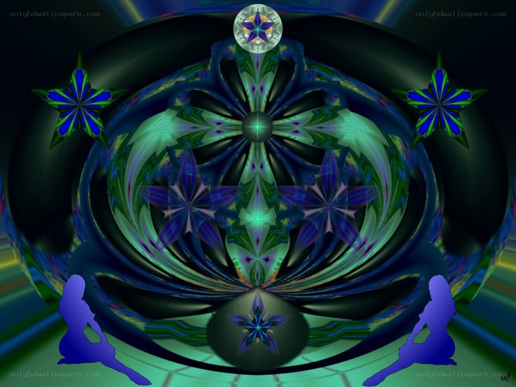 fractal star mandala
