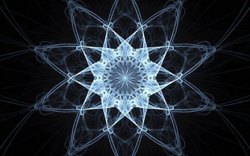 Fractal star pattern