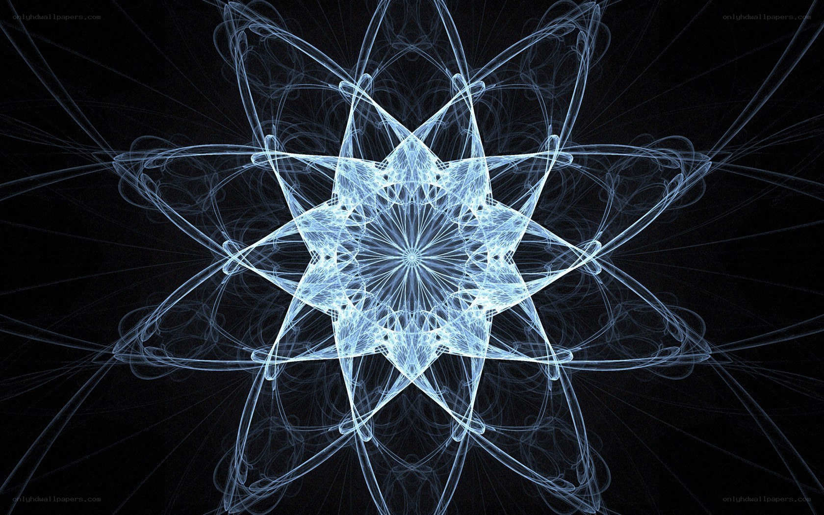Fractal star pattern