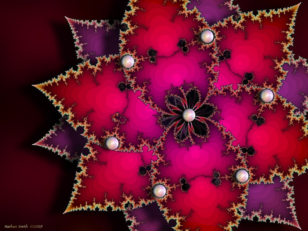 Fractal star pattern