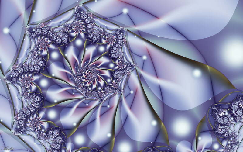 Fractal star pattern