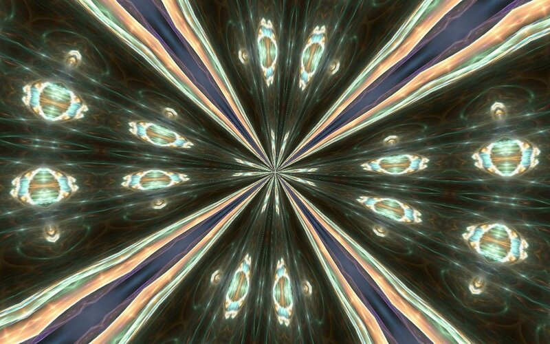 fractal starburst pattern
