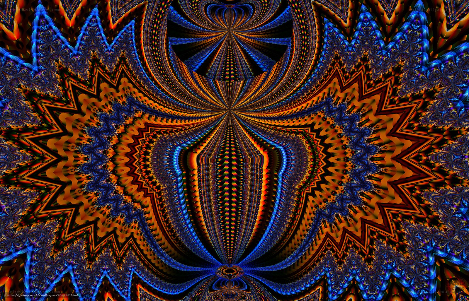 fractal starburst pattern