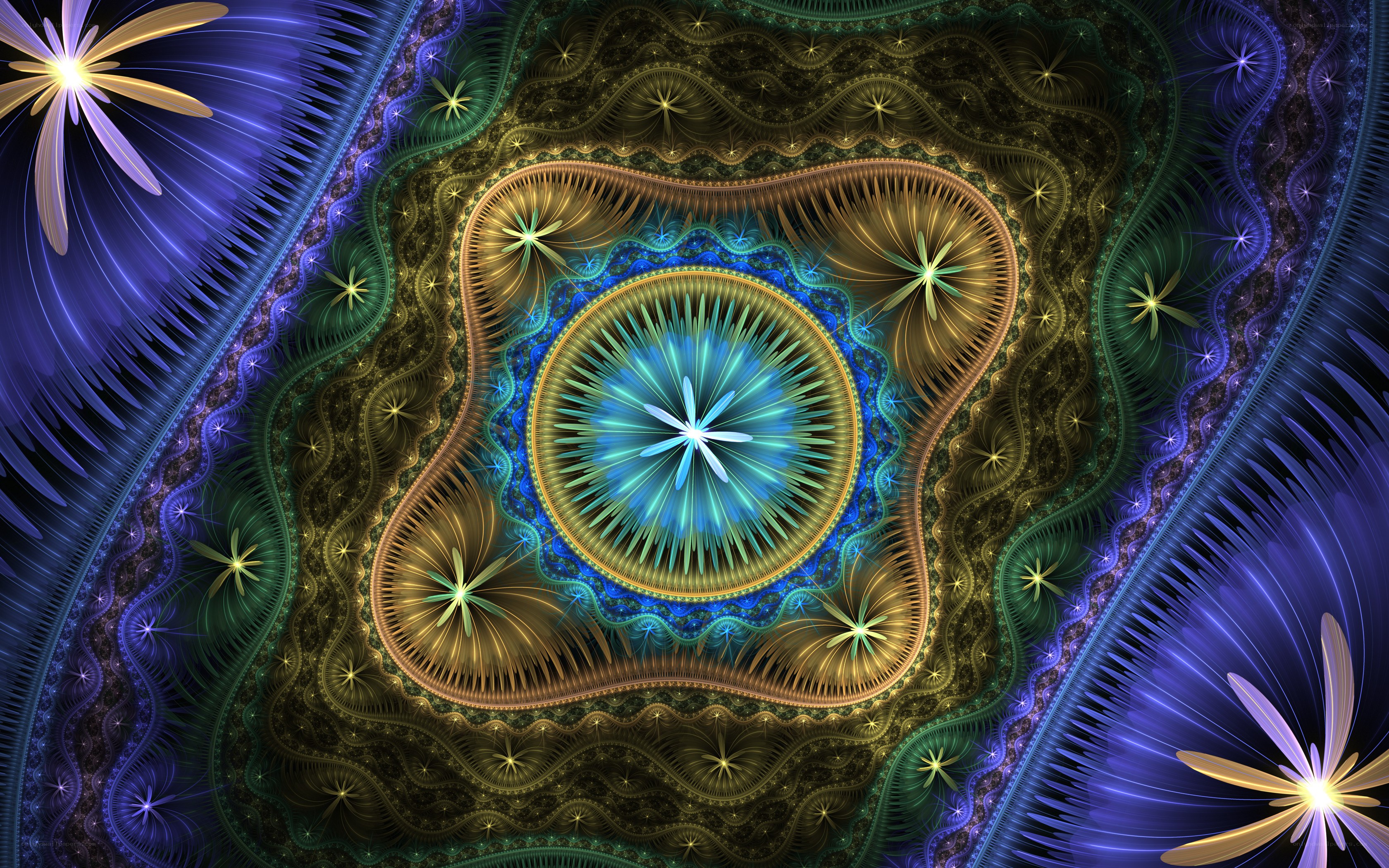 fractal starburst pattern