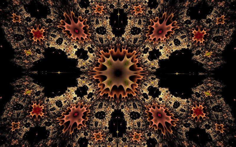 fractal starburst pattern