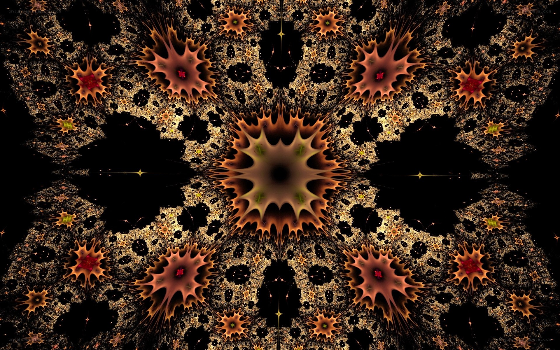 fractal starburst pattern