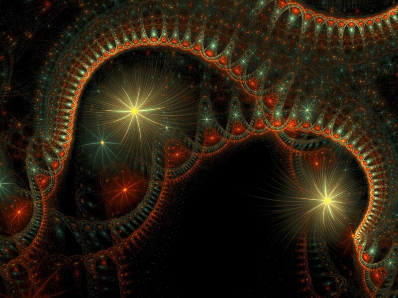 fractal starry tunnel